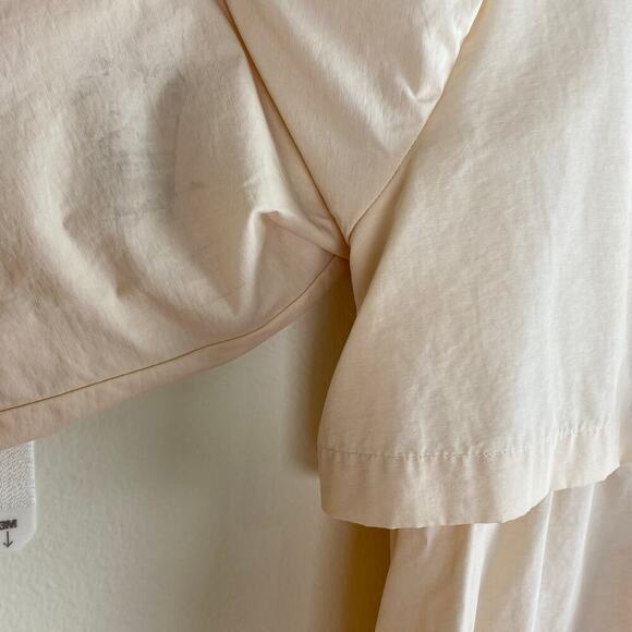 J.Crew Perfect Lightweight Rain Jacket Champagne Cream Size Small - Picture 14 of 14